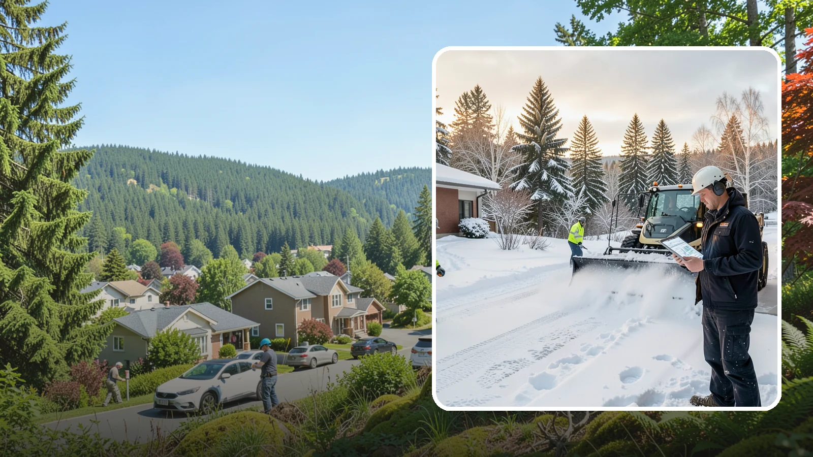 1-Inch Trigger Snow Removal in Index, Snohomish County, WA - Automatic clearing that launches the instant accumulation reaches one inch, the tightest trigger we offer.
