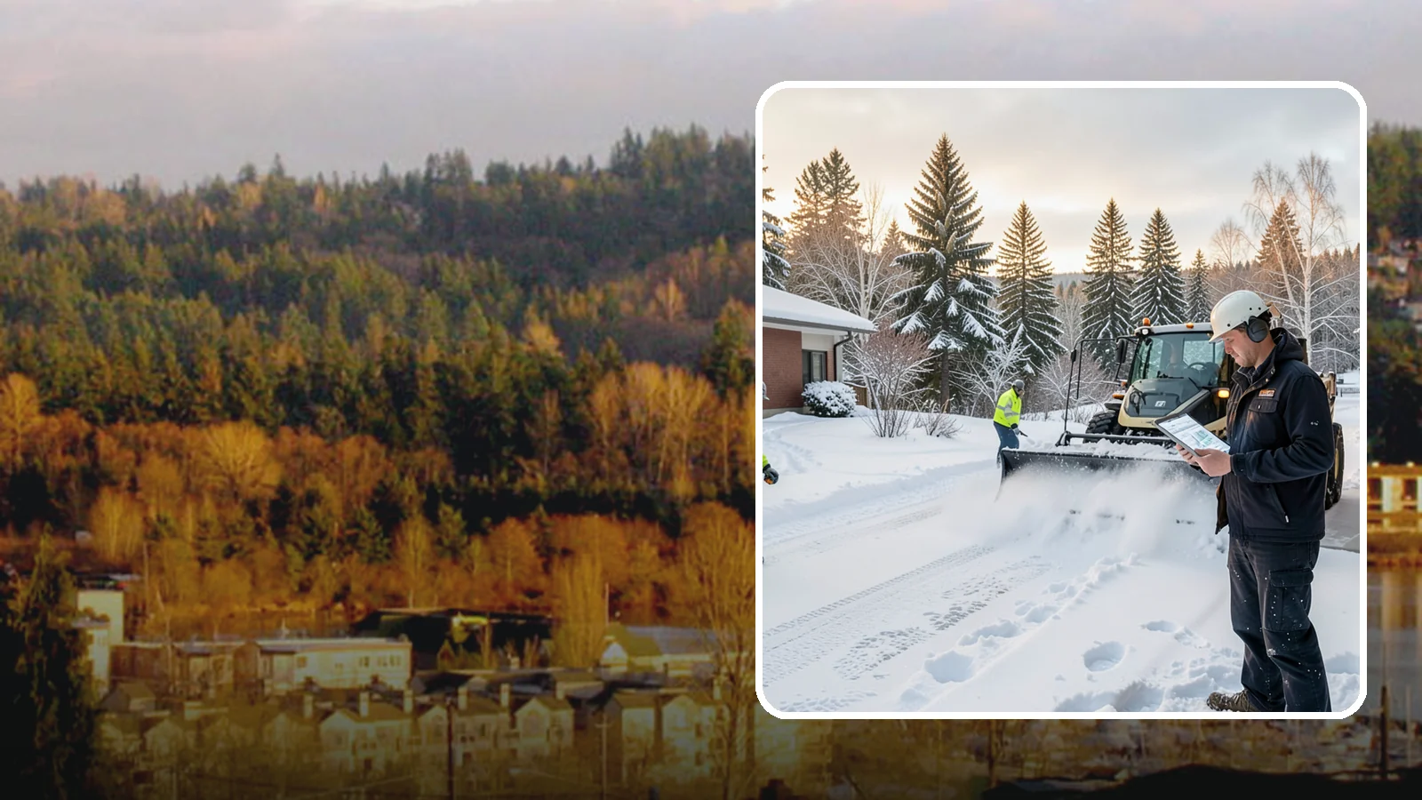 1-Inch Trigger Snow Removal in Kenmore, King County, WA - Automatic clearing that launches the instant accumulation reaches one inch, the tightest trigger we offer.