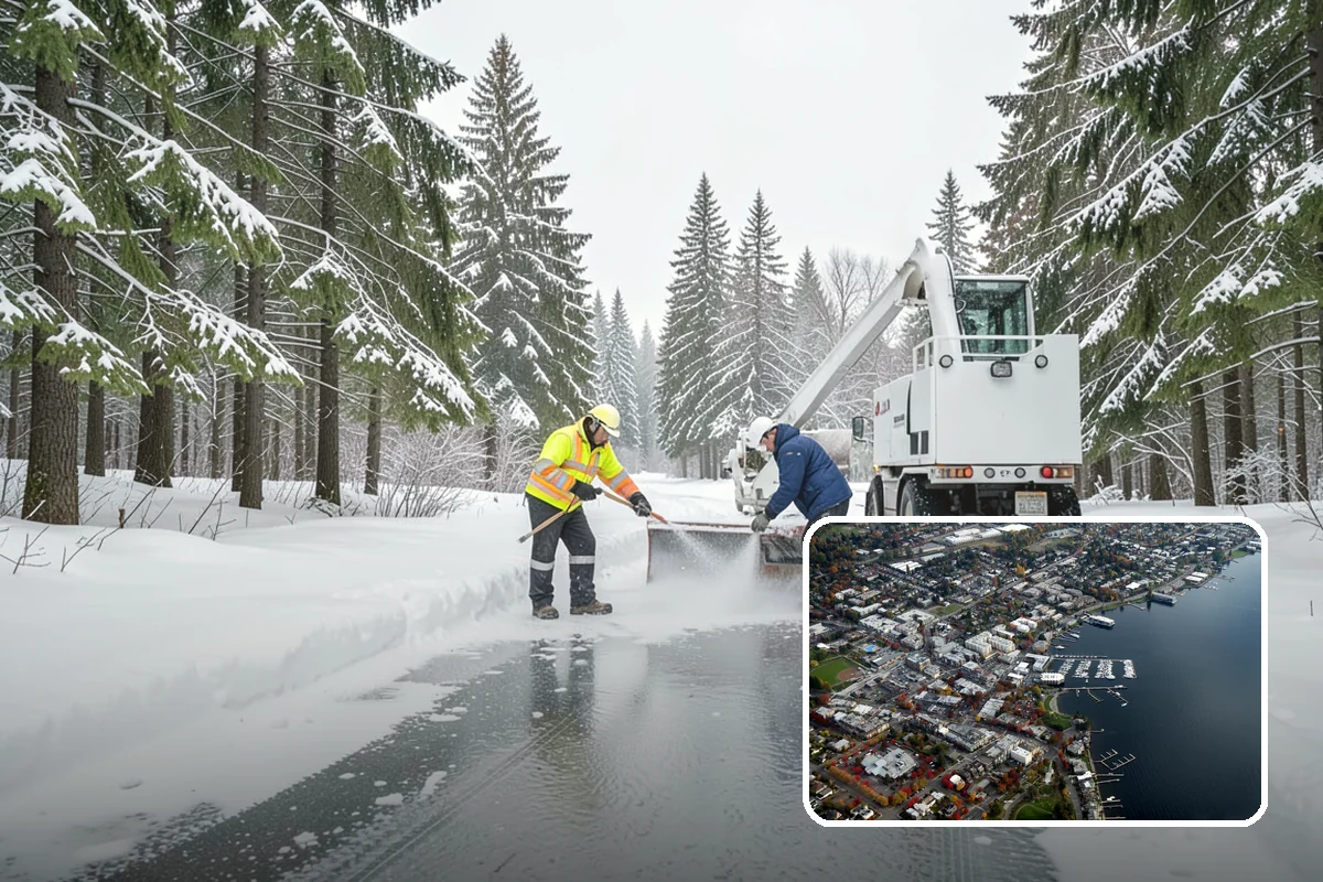 1-Inch Trigger Snow Removal in Kirkland, King County, WA - Earliest possible dispatch of any trigger level