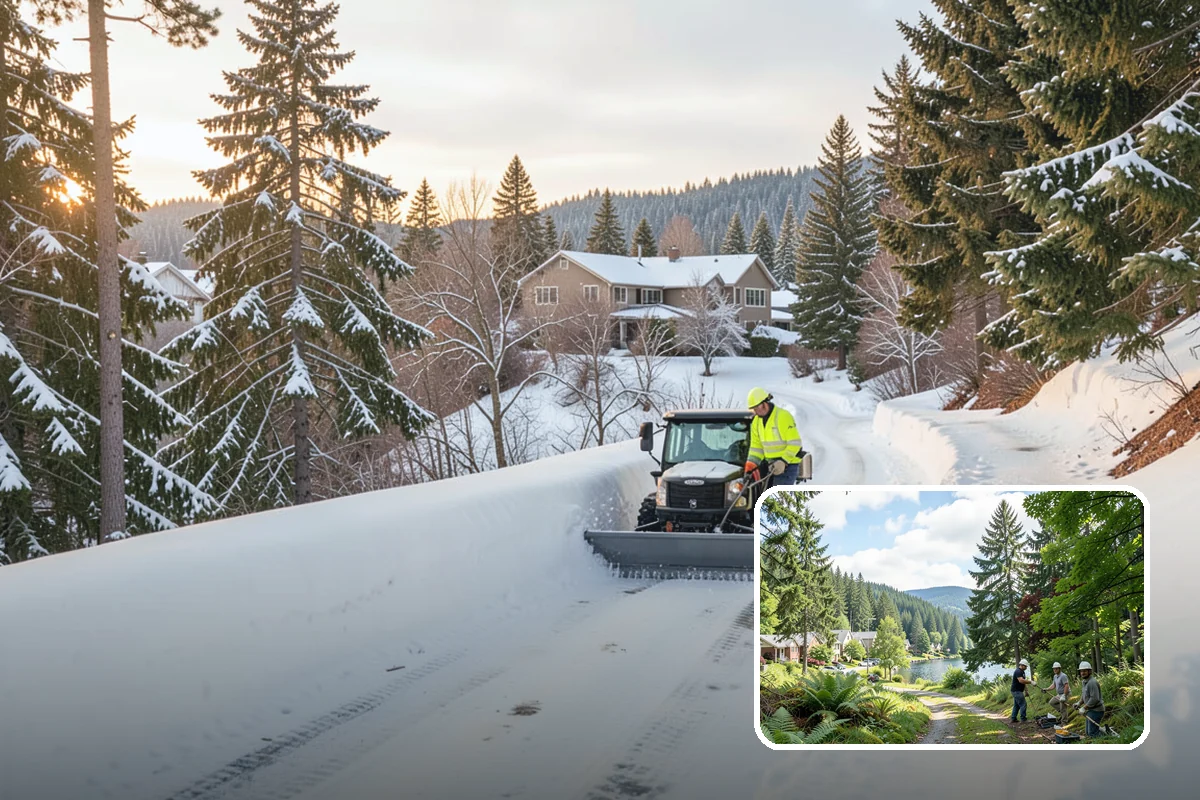 1-Inch Trigger Snow Removal in Lake Forest Park, King County, WA - Earliest possible dispatch of any trigger level