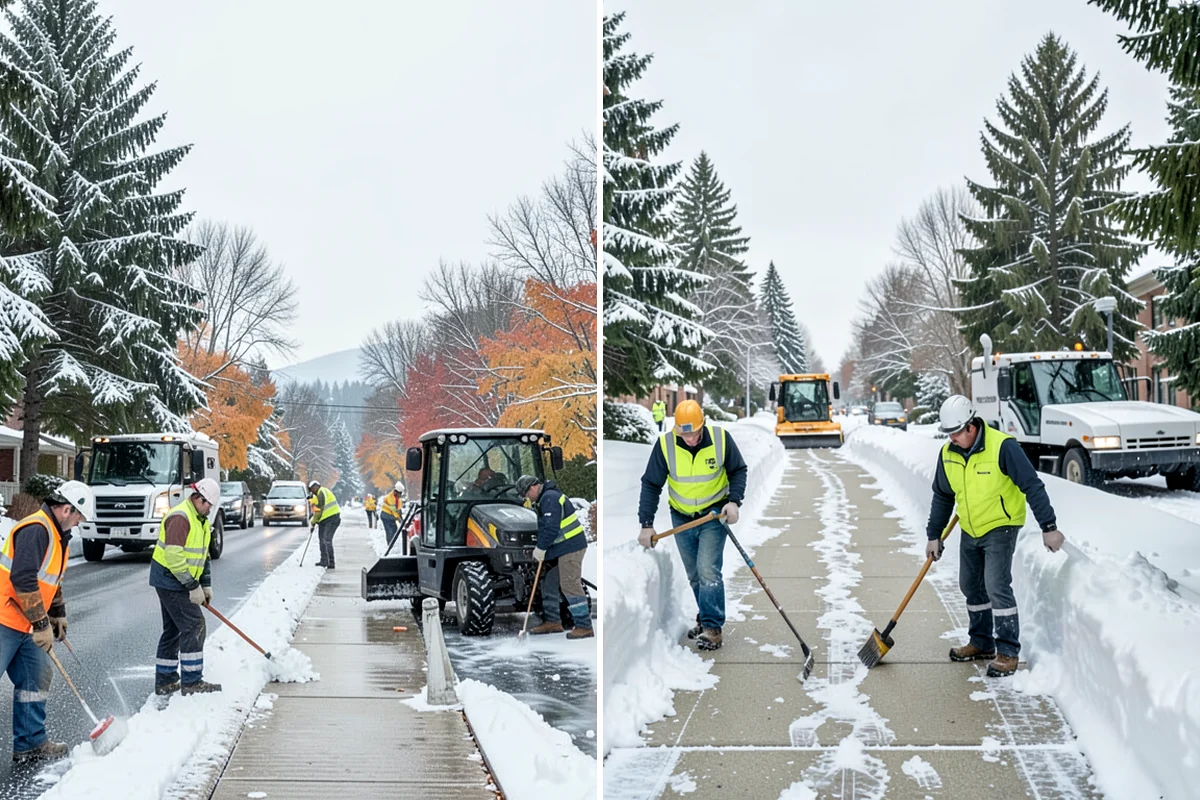 1-Inch Trigger Snow Removal in Lake Forest Park, King County, WA - We set a one-inch measurement trigger for your site at signup