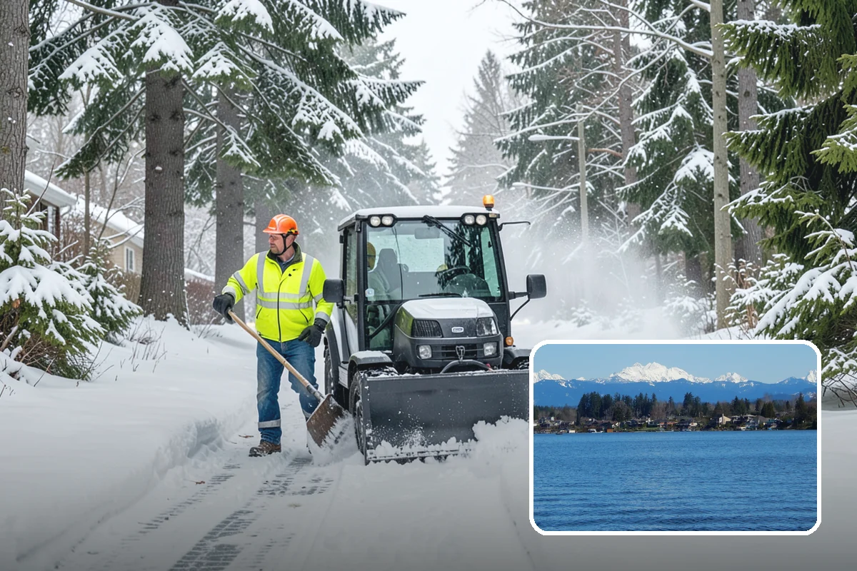 1-Inch Trigger Snow Removal in Lake Stevens, Snohomish County, WA - Earliest possible dispatch of any trigger level