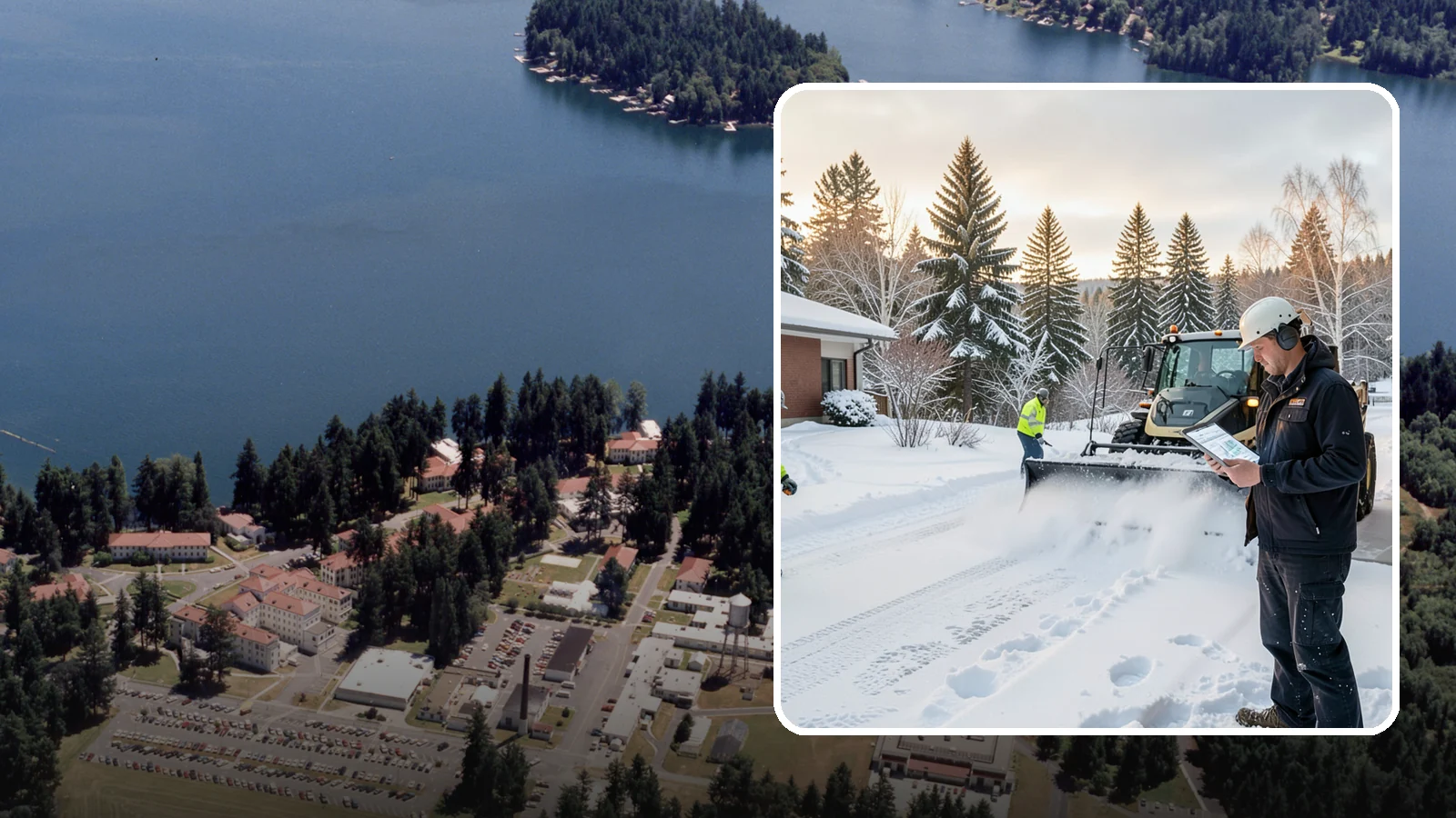 1-Inch Trigger Snow Removal in Lakewood, Pierce County, WA - Automatic clearing that launches the instant accumulation reaches one inch, the tightest trigger we offer.