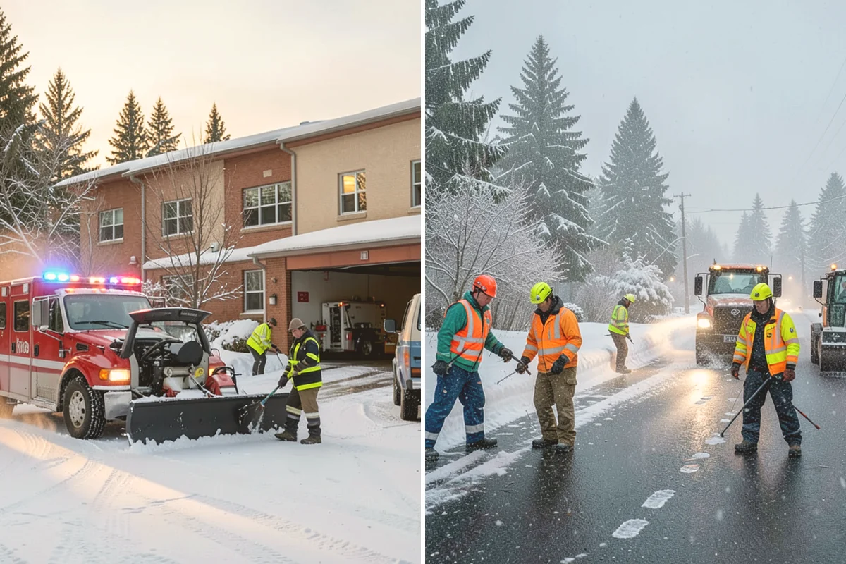 1-Inch Trigger Snow Removal in Langley, Island County, WA - We set a one-inch measurement trigger for your site at signup