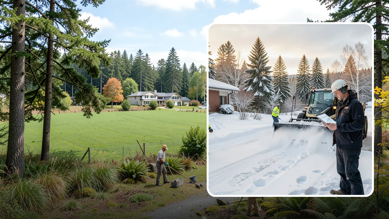 1-Inch Trigger Snow Removal in Lyman, Skagit County, WA - Automatic clearing that launches the instant accumulation reaches one inch, the tightest trigger we offer.