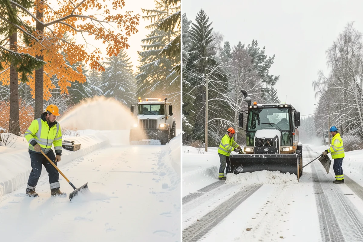 1-Inch Trigger Snow Removal in Lynnwood, Snohomish County, WA - We set a one-inch measurement trigger for your site at signup