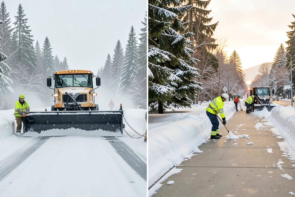 1-Inch Trigger Snow Removal in Maple Valley, King County, WA - We set a one-inch measurement trigger for your site at signup