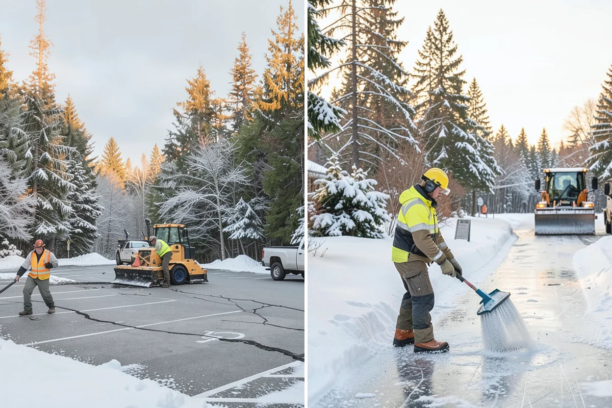1-Inch Trigger Snow Removal in Medina, King County, WA - We set a one-inch measurement trigger for your site at signup