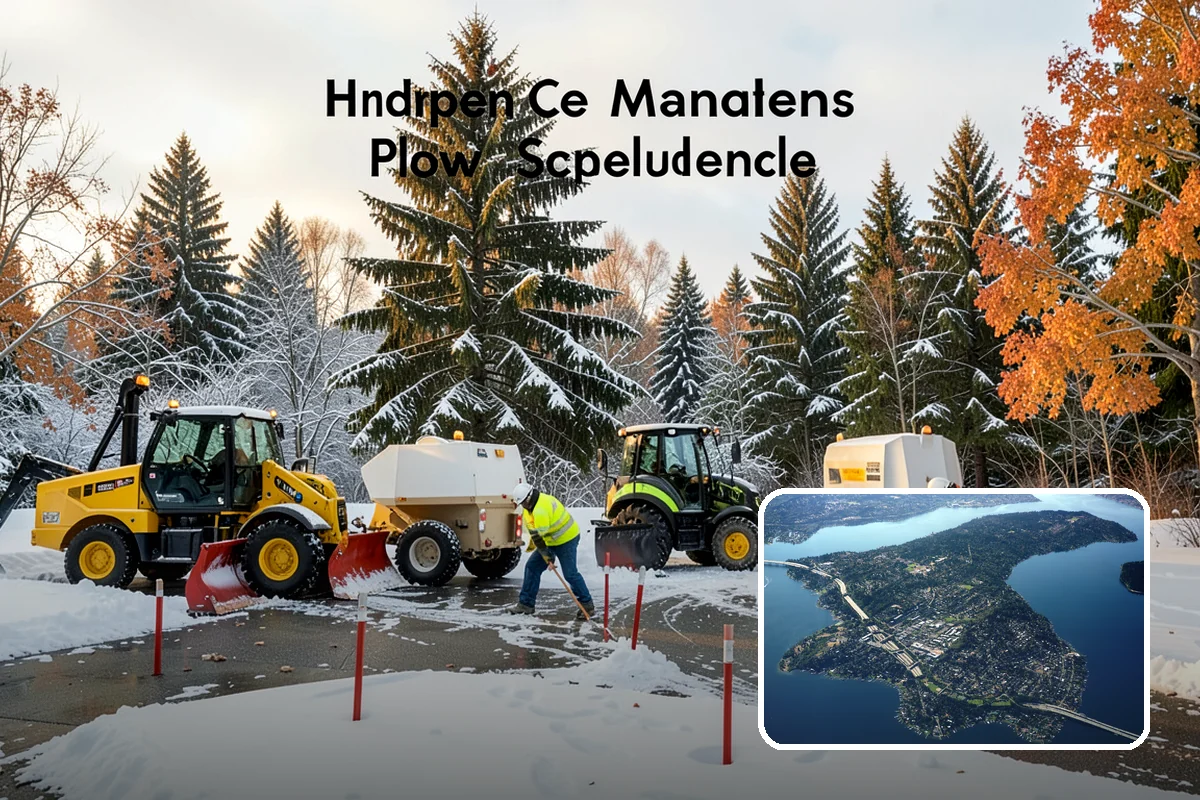 1-Inch Trigger Snow Removal in Mercer Island, King County, WA - Earliest possible dispatch of any trigger level