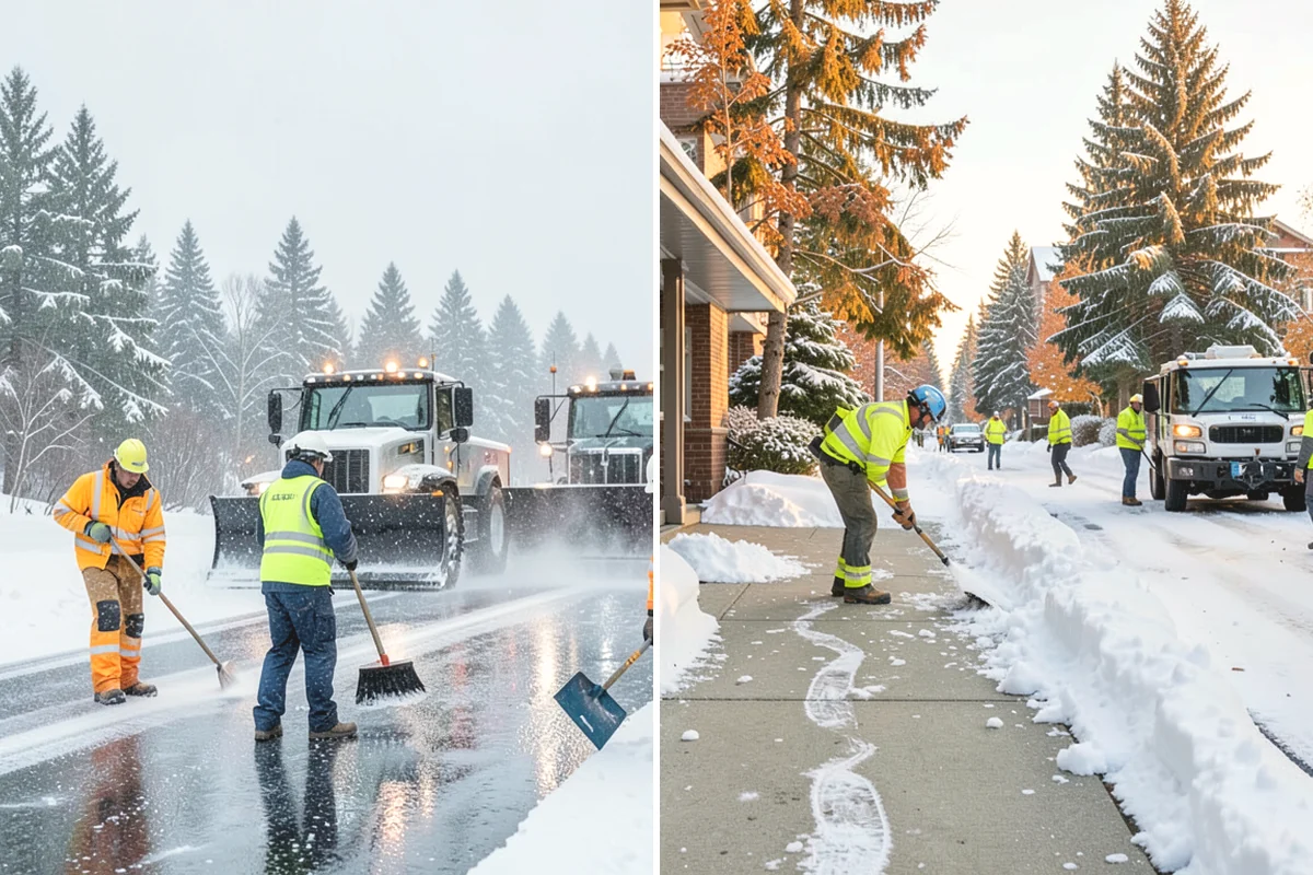 1-Inch Trigger Snow Removal in Mercer Island, King County, WA - We set a one-inch measurement trigger for your site at signup