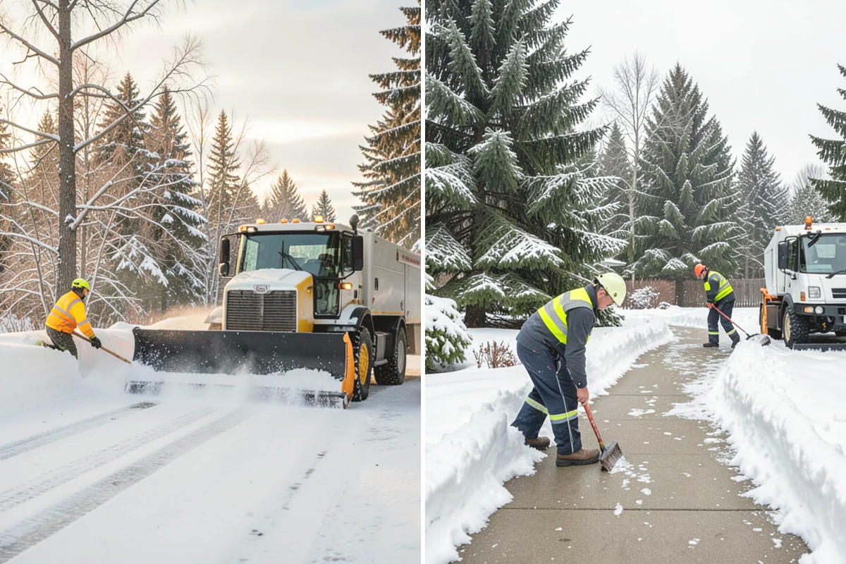 1-Inch Trigger Snow Removal in Monroe, Snohomish County, WA - We set a one-inch measurement trigger for your site at signup