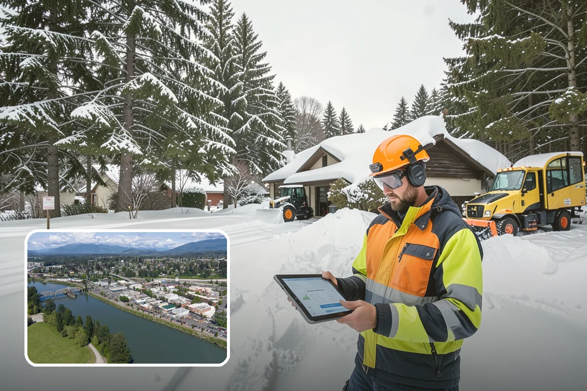1-Inch Trigger Snow Removal in Mount Vernon, Skagit County, WA - Earliest possible dispatch of any trigger level