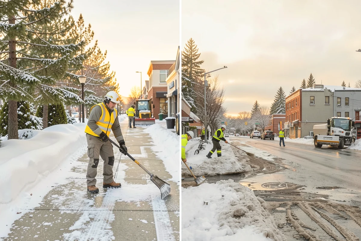 1-Inch Trigger Snow Removal in Mount Vernon, Skagit County, WA - We set a one-inch measurement trigger for your site at signup