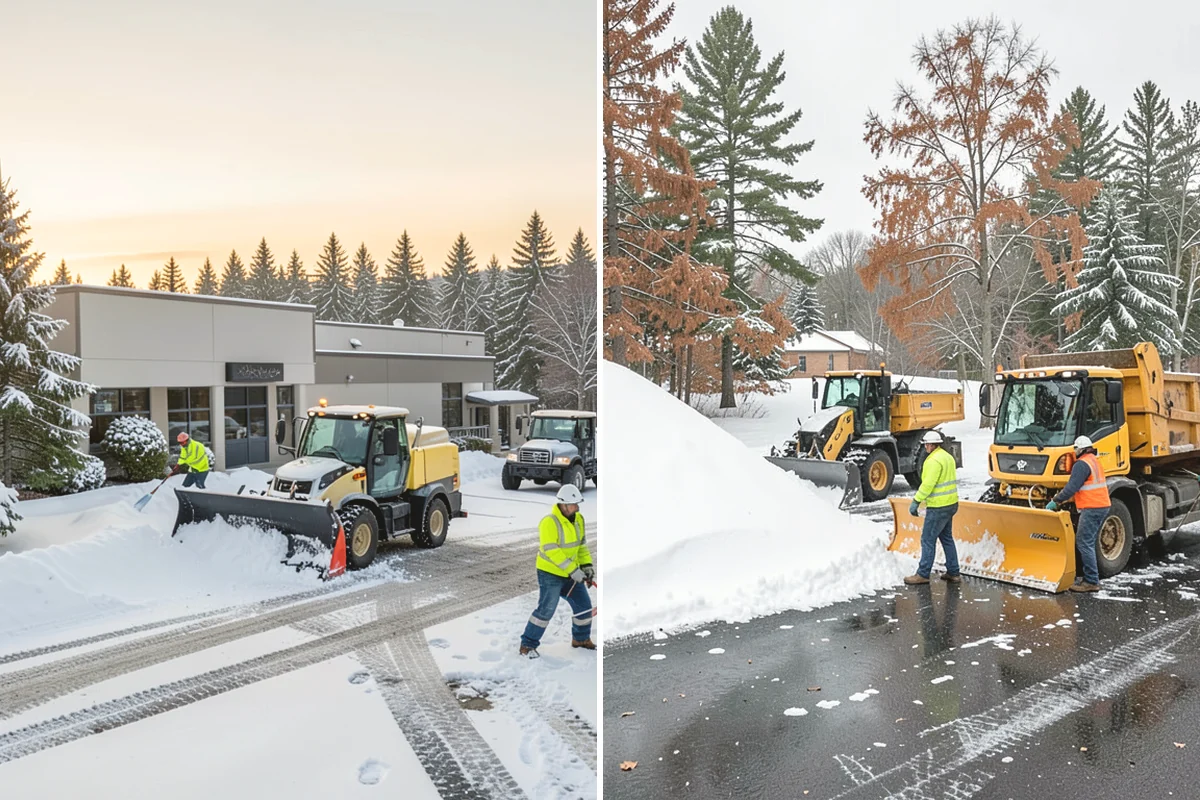 1-Inch Trigger Snow Removal in Mountlake Terrace, Snohomish County, WA - We set a one-inch measurement trigger for your site at signup