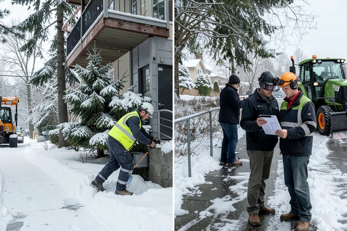 1-Inch Trigger Snow Removal in Normandy Park, King County, WA - We set a one-inch measurement trigger for your site at signup