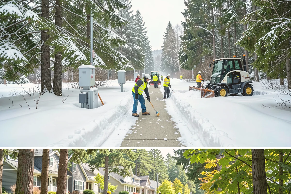 1-Inch Trigger Snow Removal in Normandy Park, King County, WA - This aggressive trigger is most valuable from December through February when overnight lowland freezes are common.