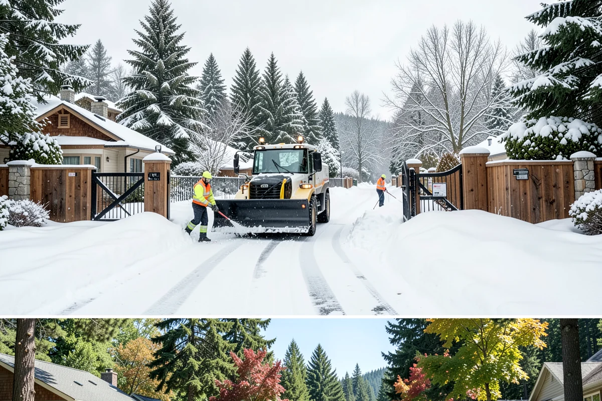 1-Inch Trigger Snow Removal in Orting, Pierce County, WA - This aggressive trigger is most valuable from December through February when overnight lowland freezes are common.