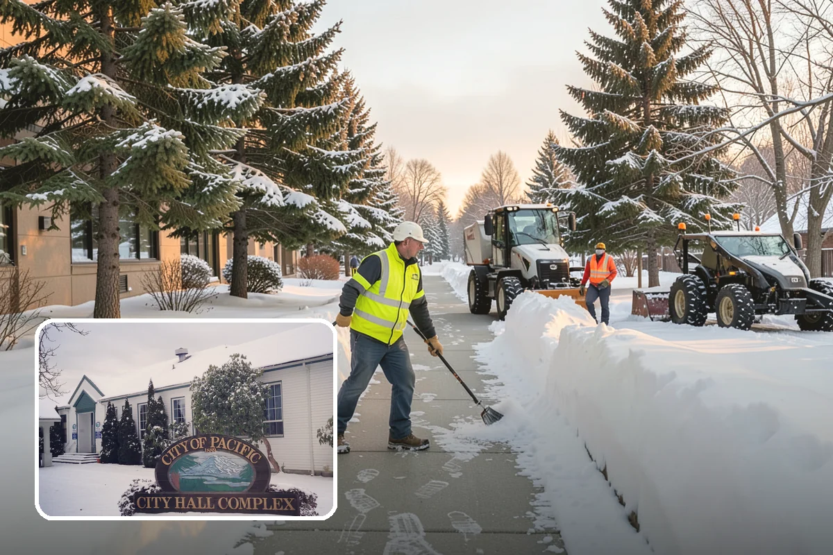 1-Inch Trigger Snow Removal in Pacific, King County, WA - Earliest possible dispatch of any trigger level