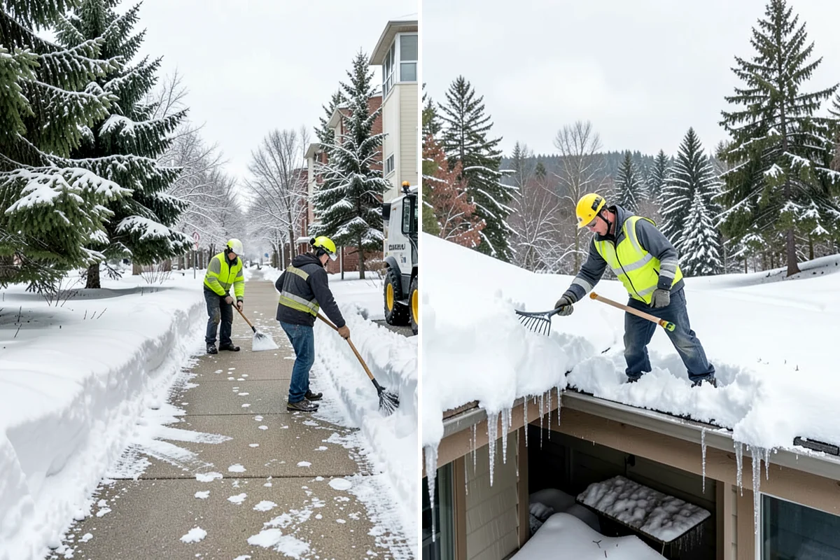 1-Inch Trigger Snow Removal in Pacific, King County, WA - We set a one-inch measurement trigger for your site at signup