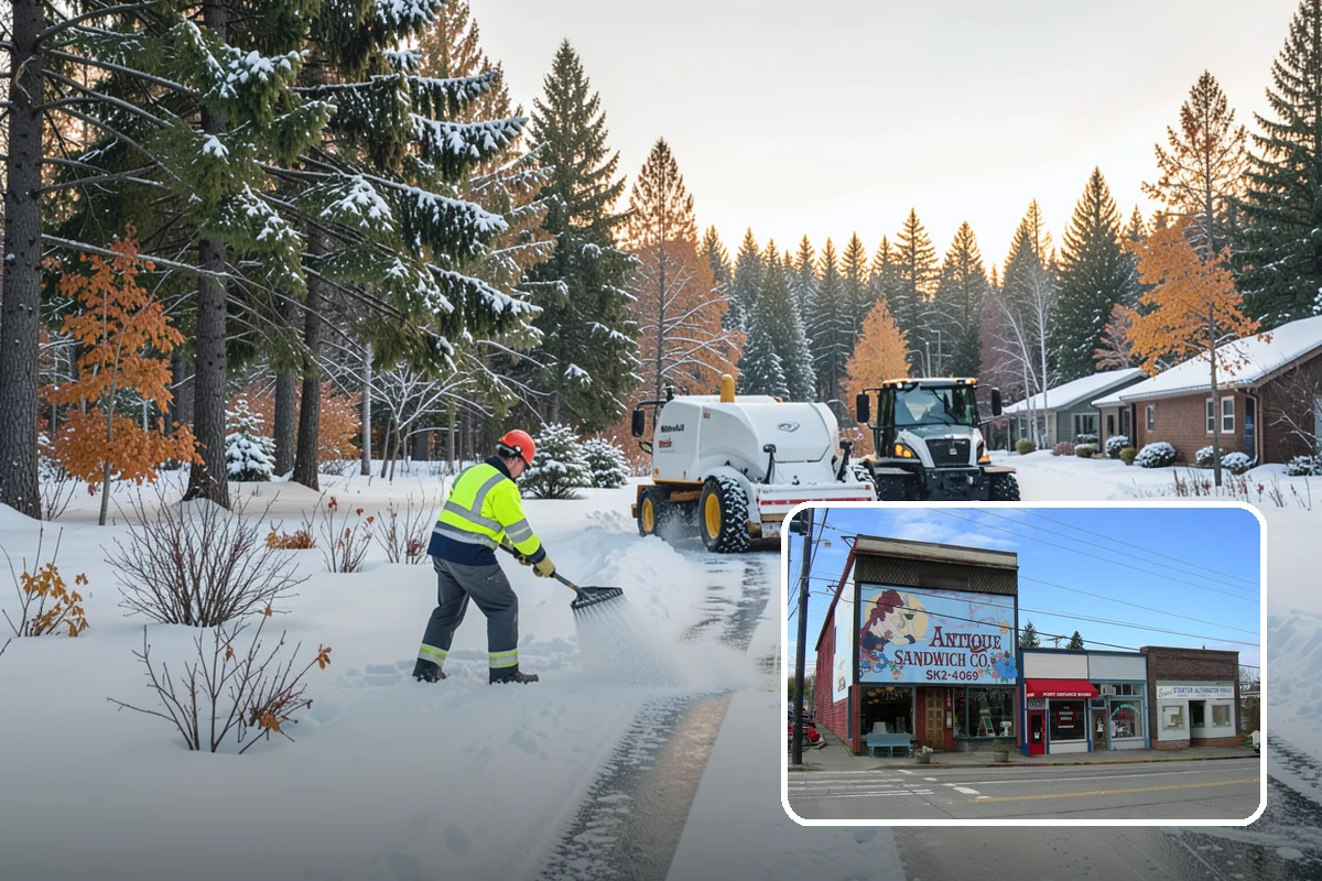 1-Inch Trigger Snow Removal in Ruston, Pierce County, WA - Earliest possible dispatch of any trigger level