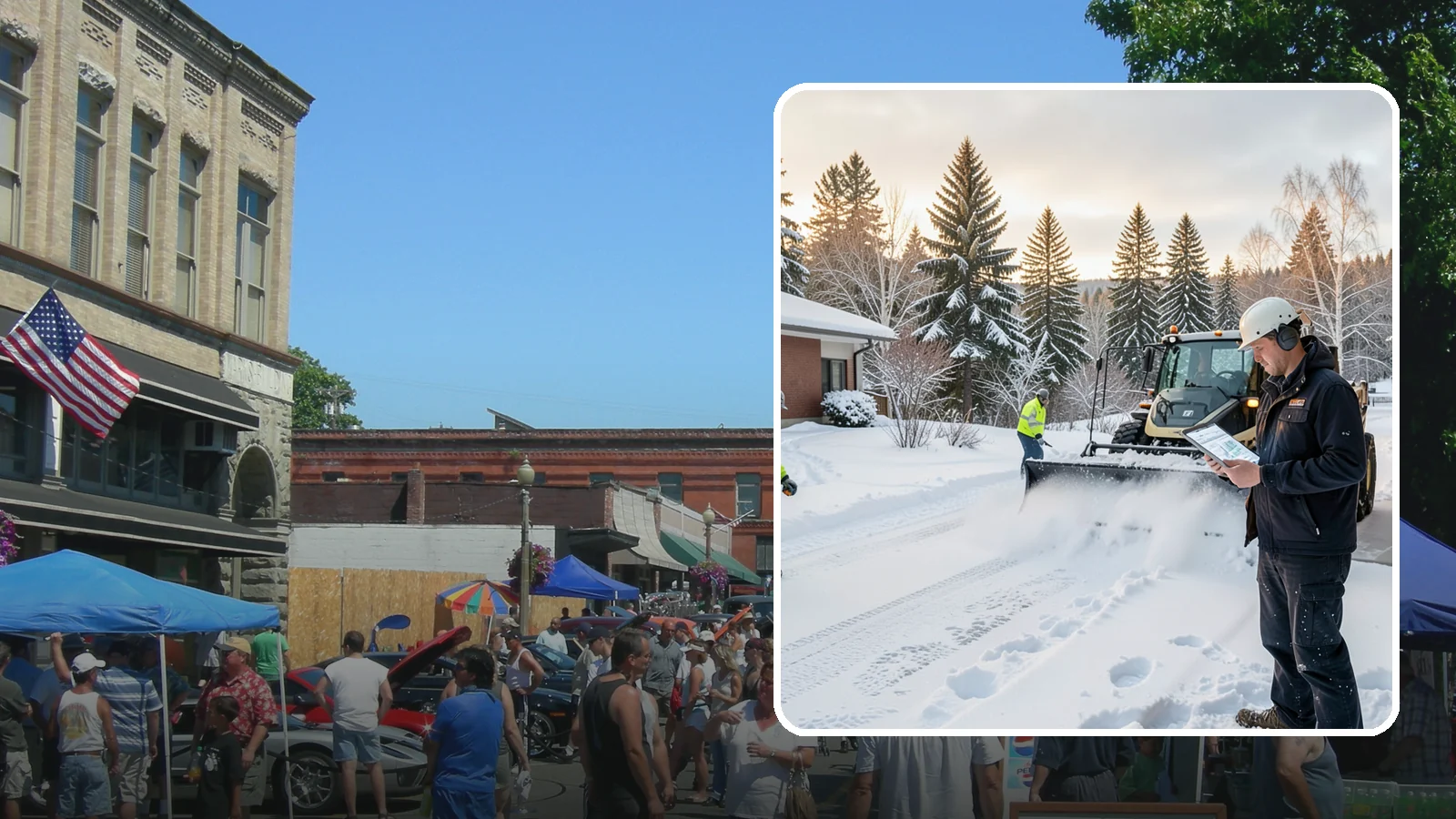 1-Inch Trigger Snow Removal in Snohomish, Snohomish County, WA - Automatic clearing that launches the instant accumulation reaches one inch, the tightest trigger we offer.