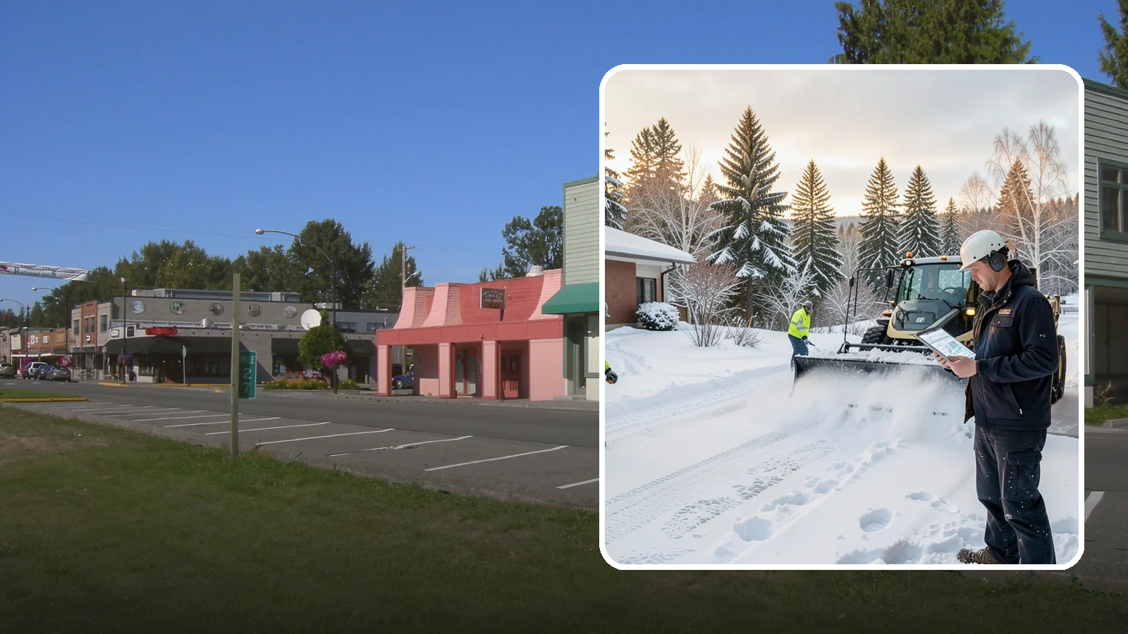 1-Inch Trigger Snow Removal in Snoqualmie, King County, WA - Automatic clearing that launches the instant accumulation reaches one inch, the tightest trigger we offer.