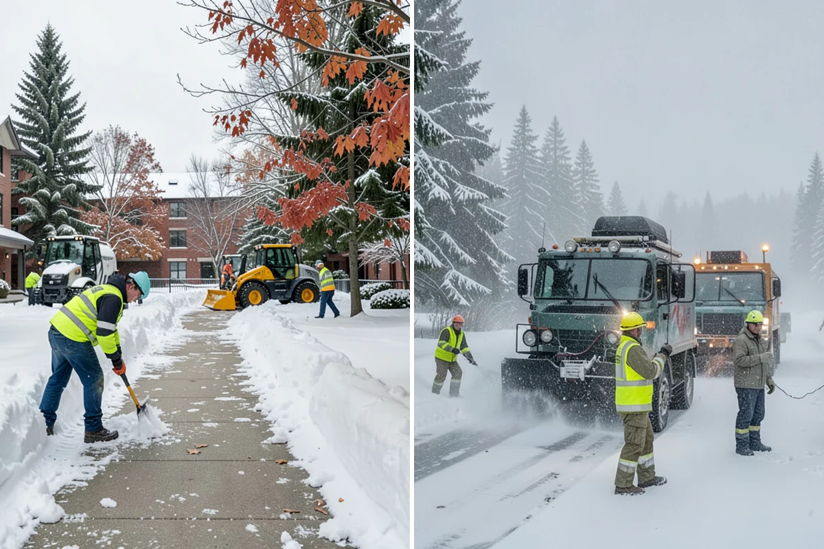 1-Inch Trigger Snow Removal in Snoqualmie, King County, WA - We set a one-inch measurement trigger for your site at signup