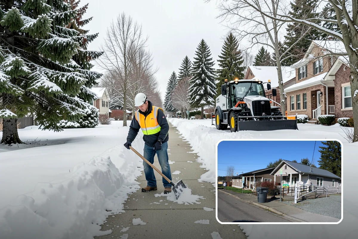 1-Inch Trigger Snow Removal in South Prairie, Pierce County, WA - Earliest possible dispatch of any trigger level
