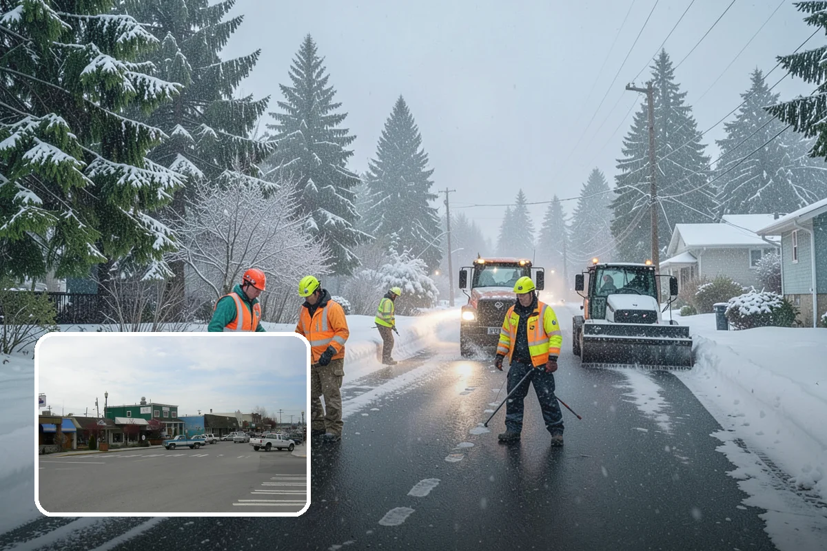 1-Inch Trigger Snow Removal in Stanwood, Snohomish County, WA - Earliest possible dispatch of any trigger level