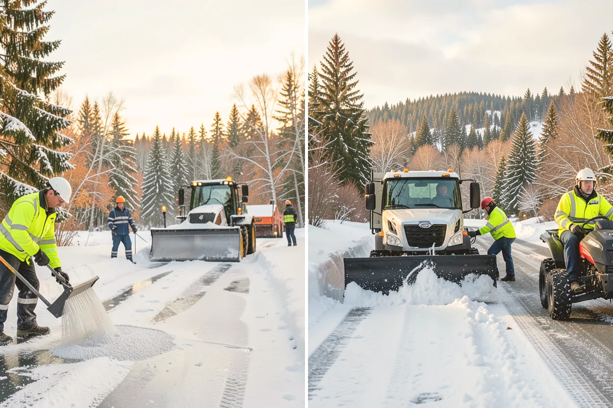 1-Inch Trigger Snow Removal in Stanwood, Snohomish County, WA - We set a one-inch measurement trigger for your site at signup