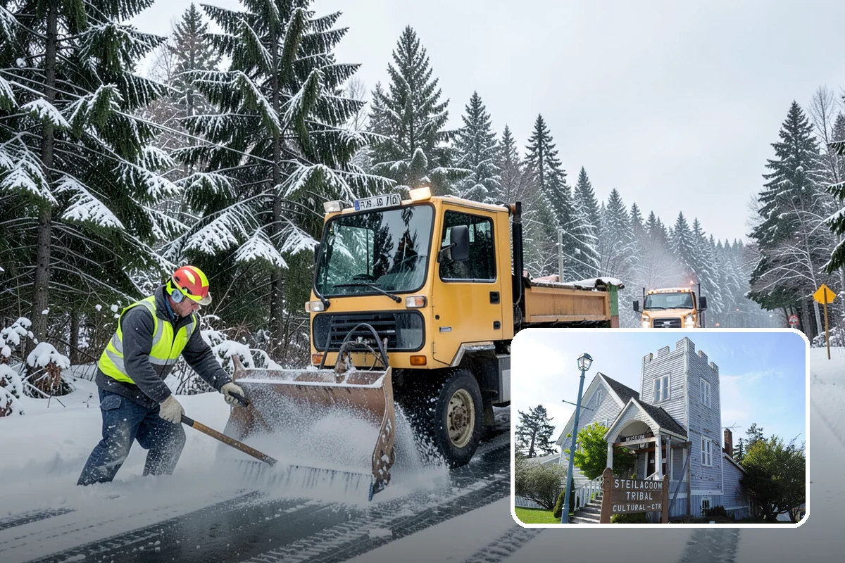 1-Inch Trigger Snow Removal in Steilacoom, Pierce County, WA - Earliest possible dispatch of any trigger level