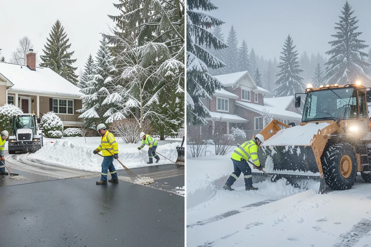 1-Inch Trigger Snow Removal in Steilacoom, Pierce County, WA - We set a one-inch measurement trigger for your site at signup