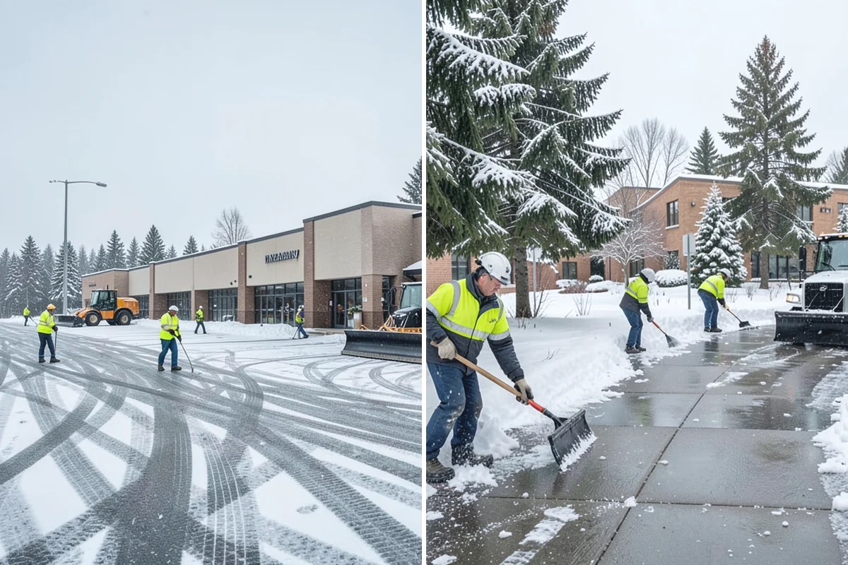1-Inch Trigger Snow Removal in Sumner, Pierce County, WA - We set a one-inch measurement trigger for your site at signup