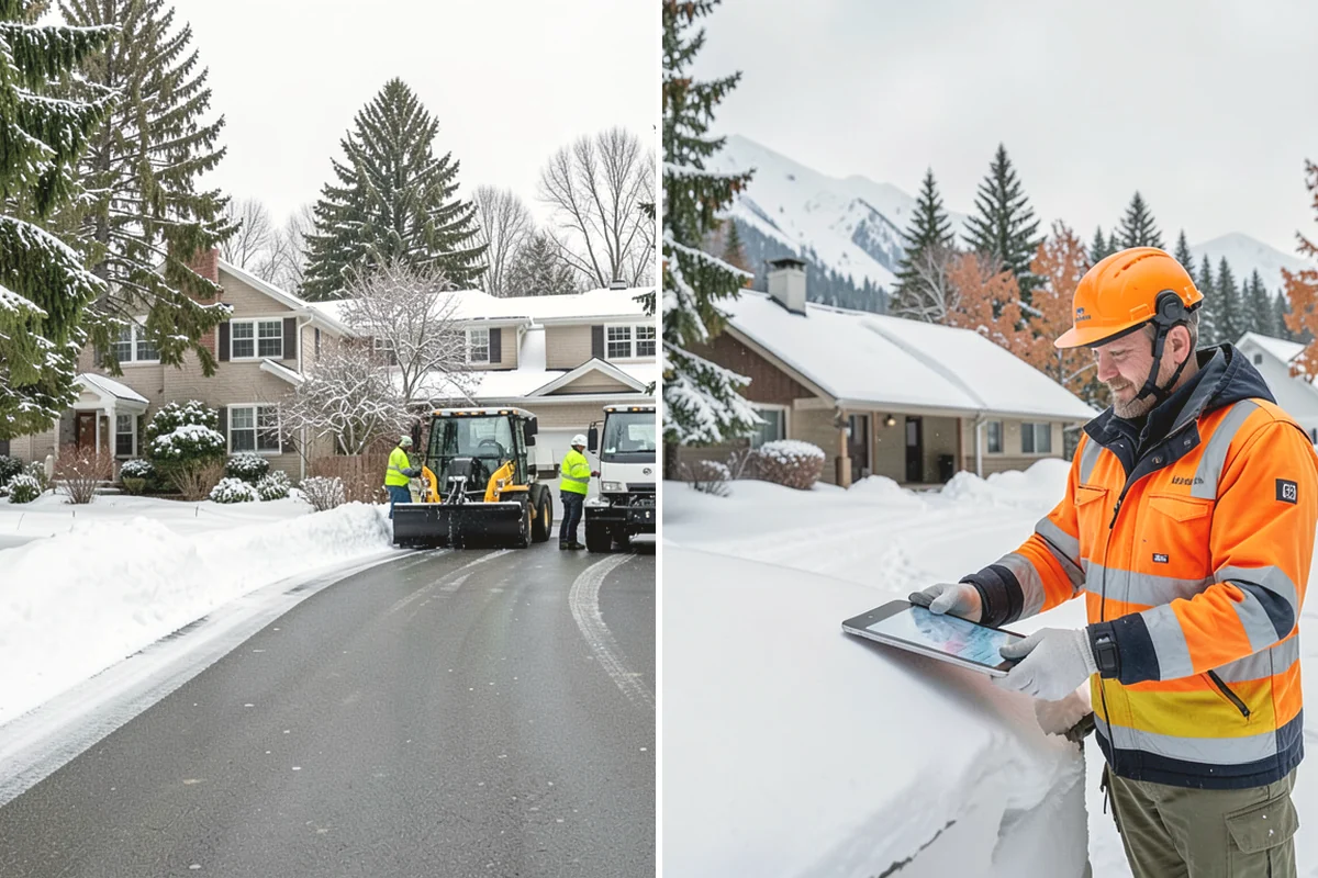 1-Inch Trigger Snow Removal in Tukwila, King County, WA - We set a one-inch measurement trigger for your site at signup