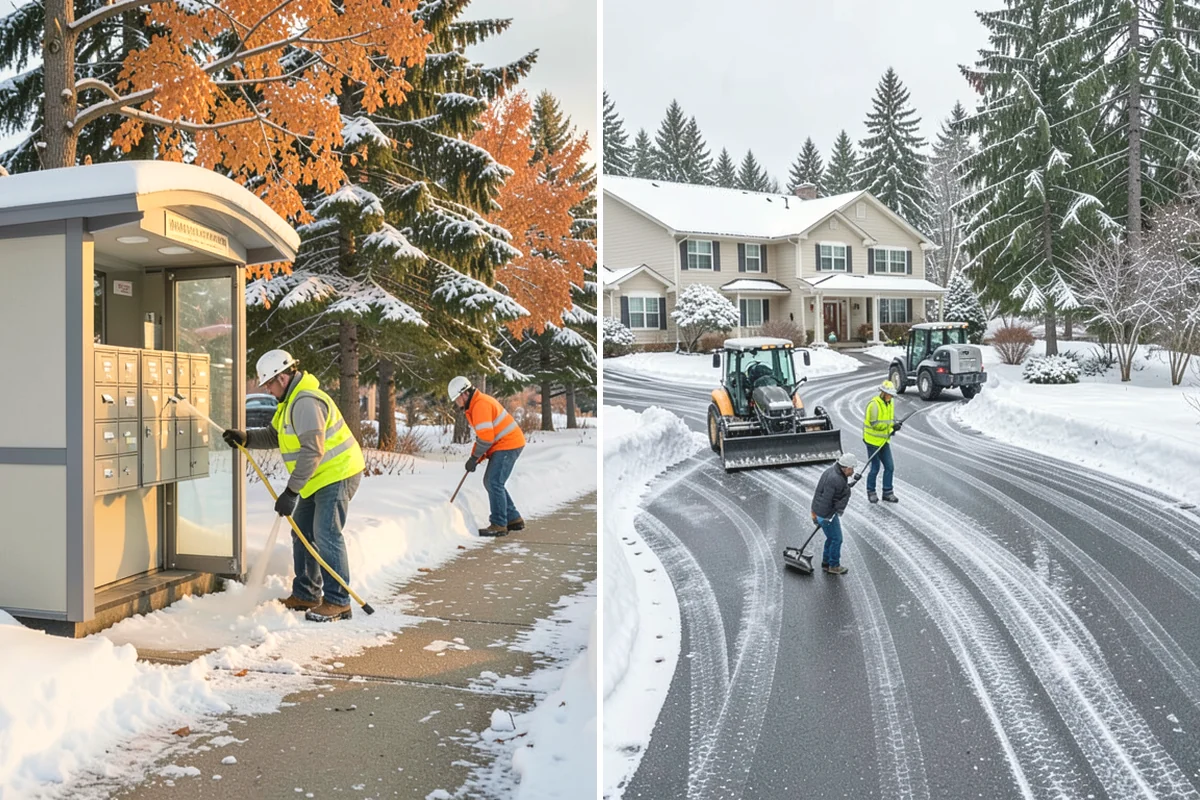1-Inch Trigger Snow Removal in University Place, Pierce County, WA - We set a one-inch measurement trigger for your site at signup