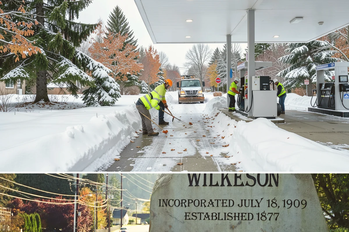 1-Inch Trigger Snow Removal in Wilkeson, Pierce County, WA - This aggressive trigger is most valuable from December through February when overnight lowland freezes are common.