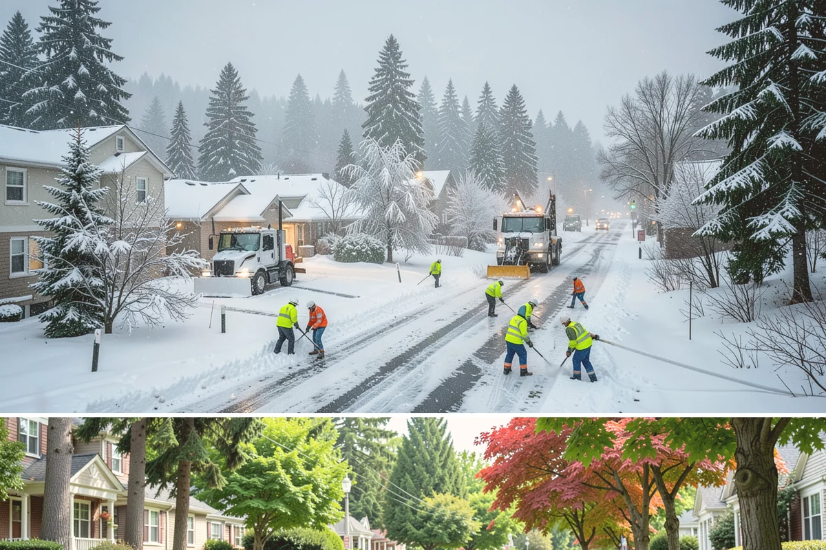 2-Inch Trigger Snow Removal in Beaux Arts Village, King County, WA - Two-inch coverage is typically activated for the core snow months of December through early March.