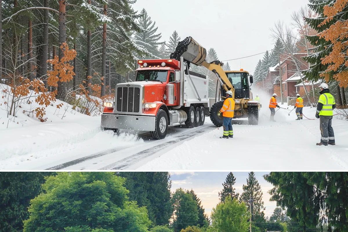 2-Inch Trigger Snow Removal in Bonney Lake, Pierce County, WA - Two-inch coverage is typically activated for the core snow months of December through early March.