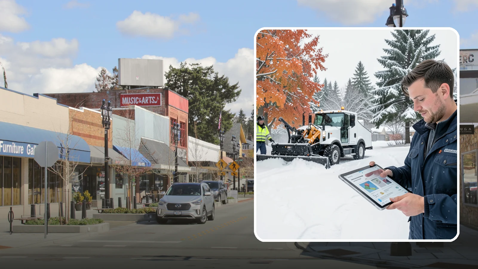 2-Inch Trigger Snow Removal in Bothell, King County, WA - Service that kicks off once two inches accumulate, balancing early action with fewer total visits.