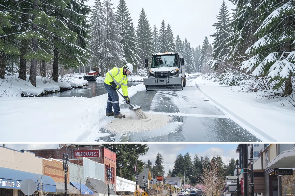 2-Inch Trigger Snow Removal in Bothell, King County, WA - Two-inch coverage is typically activated for the core snow months of December through early March.