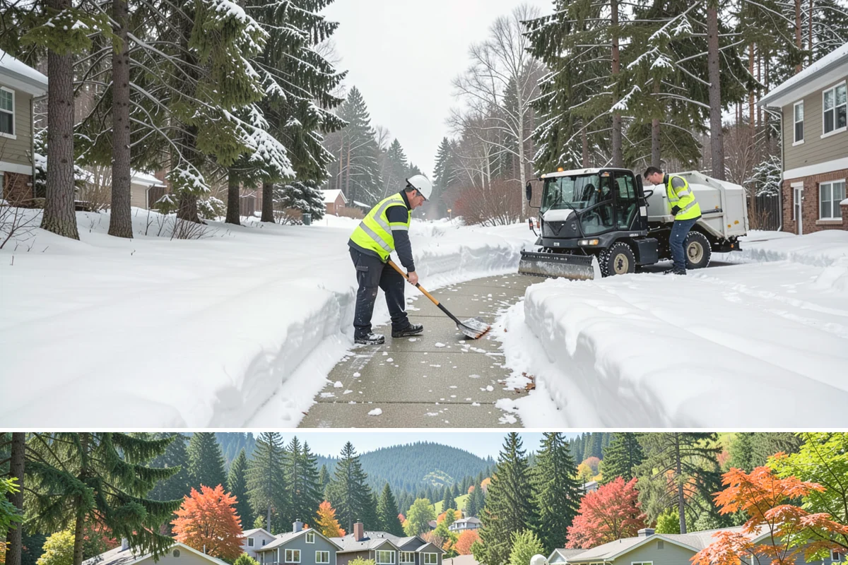 2-Inch Trigger Snow Removal in Fircrest, Pierce County, WA - Two-inch coverage is typically activated for the core snow months of December through early March.