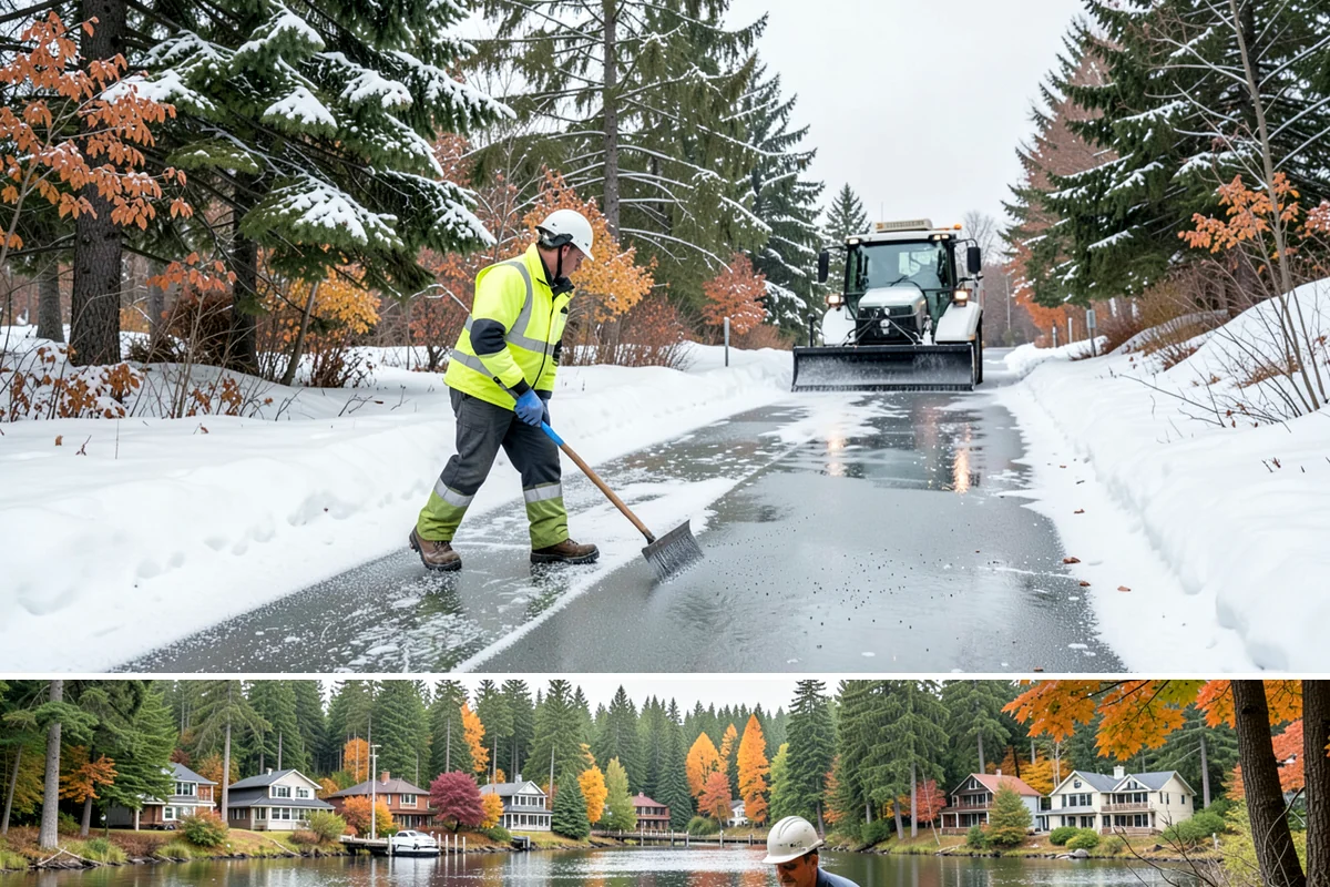 2-Inch Trigger Snow Removal in La Conner, Skagit County, WA - Two-inch coverage is typically activated for the core snow months of December through early March.