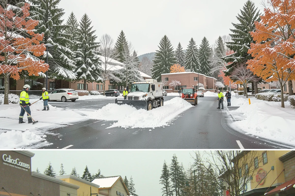 2-Inch Trigger Snow Removal in Mill Creek, Snohomish County, WA - Two-inch coverage is typically activated for the core snow months of December through early March.