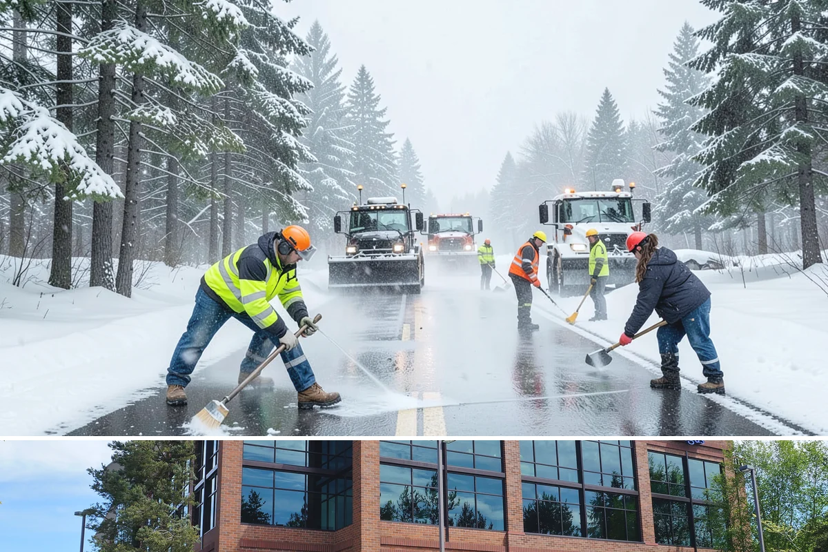 2-Inch Trigger Snow Removal in Mountlake Terrace, Snohomish County, WA - Two-inch coverage is typically activated for the core snow months of December through early March.
