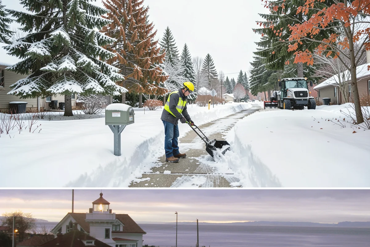2-Inch Trigger Snow Removal in Mukilteo, Snohomish County, WA - Two-inch coverage is typically activated for the core snow months of December through early March.