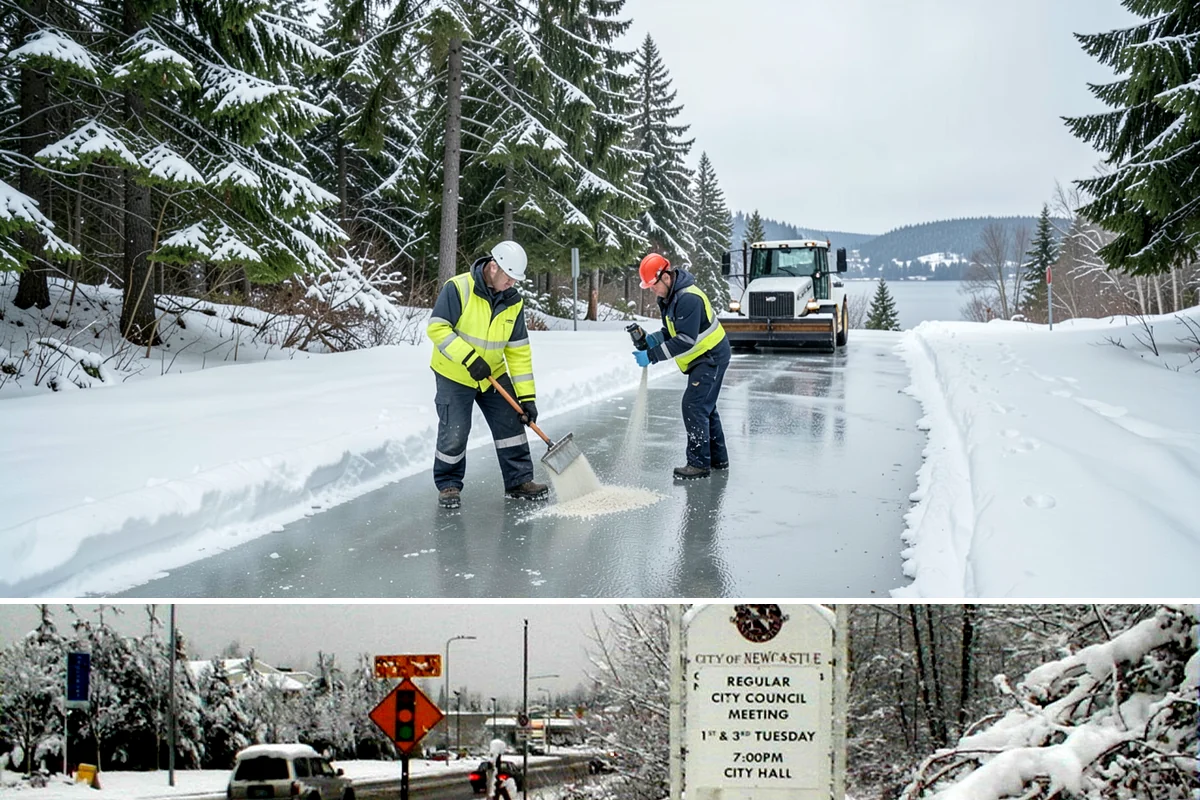 2-Inch Trigger Snow Removal in Newcastle, King County, WA - Two-inch coverage is typically activated for the core snow months of December through early March.