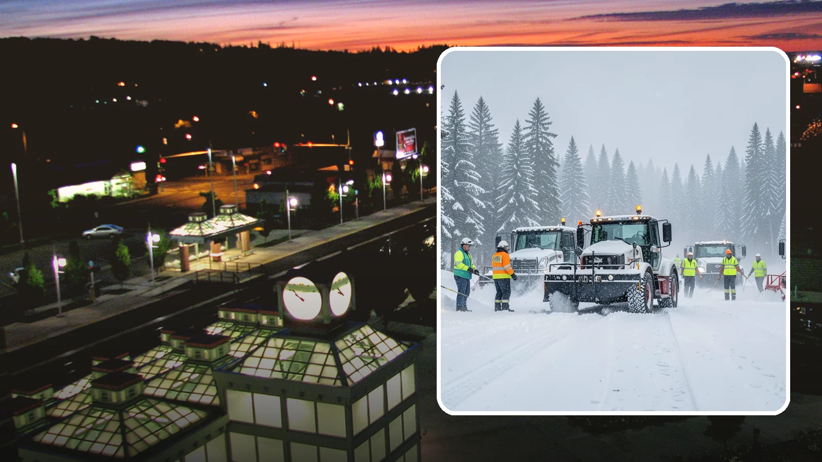 24/7 Snow Monitoring in Auburn, King County, WA - Round-the-clock weather and site surveillance that triggers a response the instant conditions warrant.