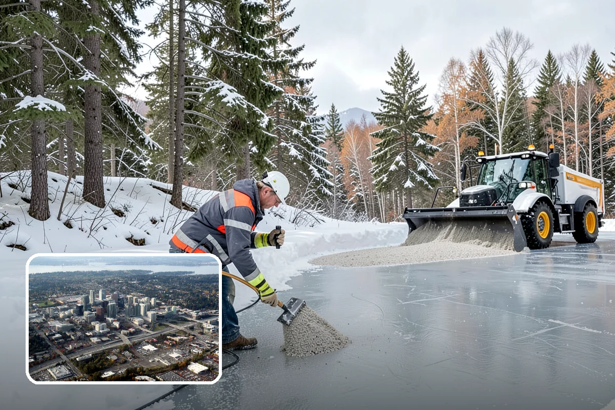 24/7 Snow Monitoring in Bellevue, King County, WA - Continuous forecast and on-site condition tracking