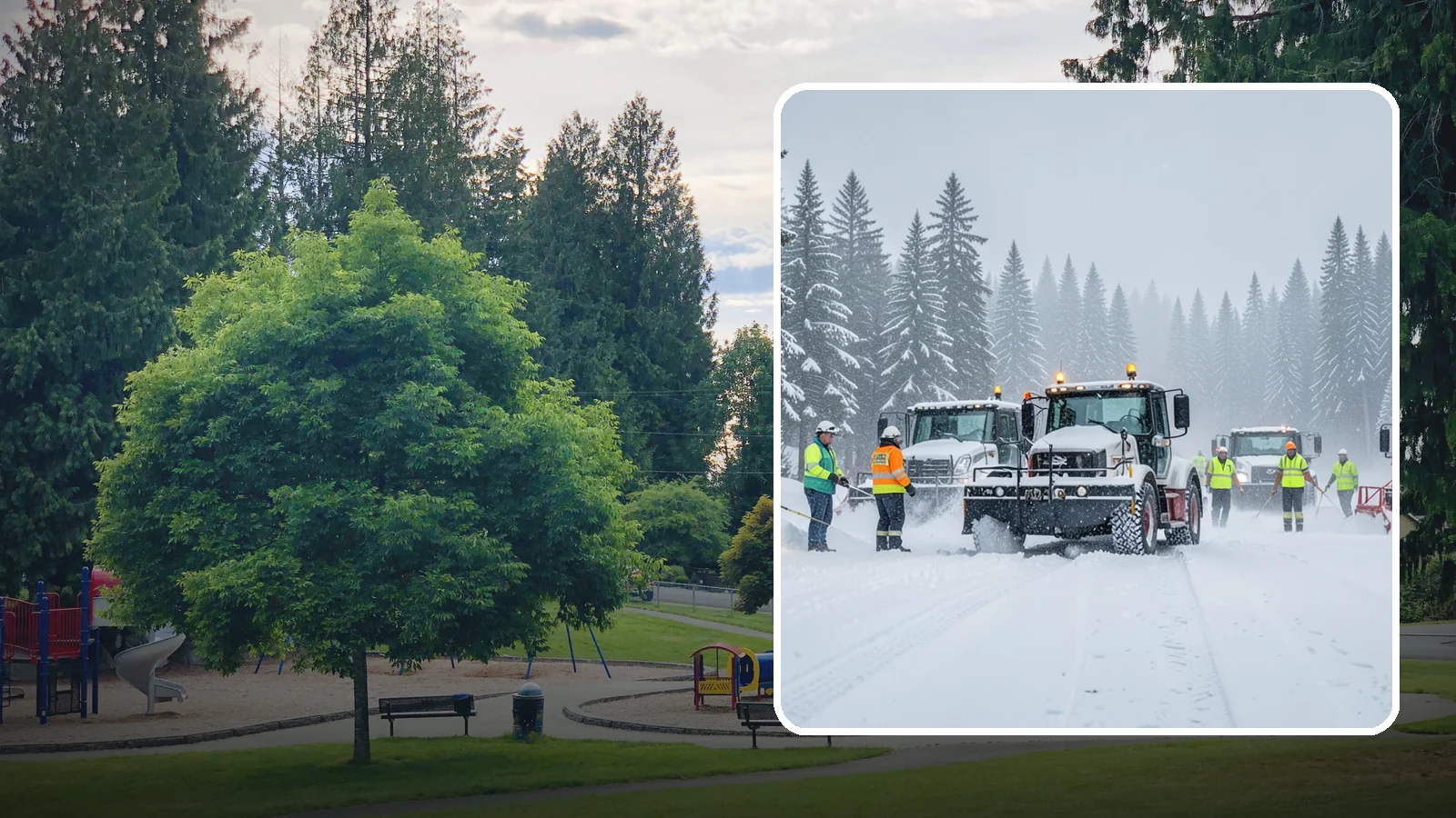 24/7 Snow Monitoring in Bonney Lake, Pierce County, WA - Round-the-clock weather and site surveillance that triggers a response the instant conditions warrant.