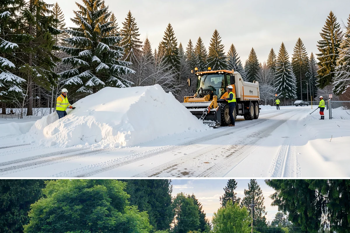 24/7 Snow Monitoring in Bonney Lake, Pierce County, WA - Monitoring runs continuously through the winter, with heightened watch during the volatile December-to-February period.